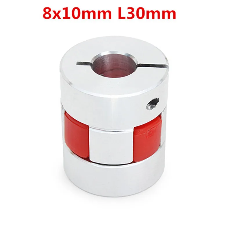 

1PC 8mmx10mm Aluminum Flexible Jaw Spider Shaft Coupling CNC Stepper Motor Coupler Connector OD25mm x L30mm