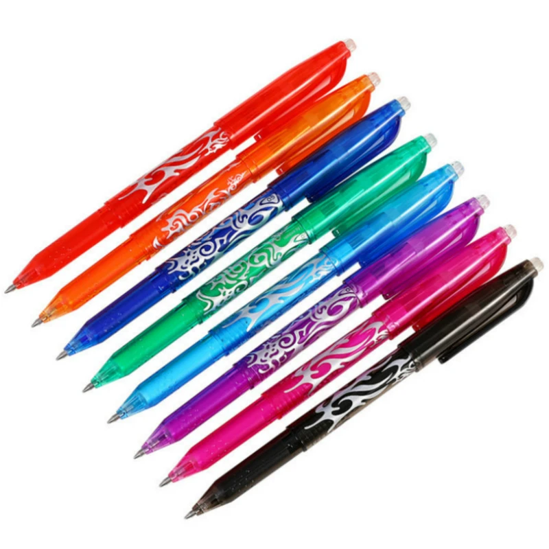 

2019 Style Colorful Dragon Erasable Ballpoint Pens Blue Black Pen Sales Gifts Boutique Student Stationery Office Pen Writing
