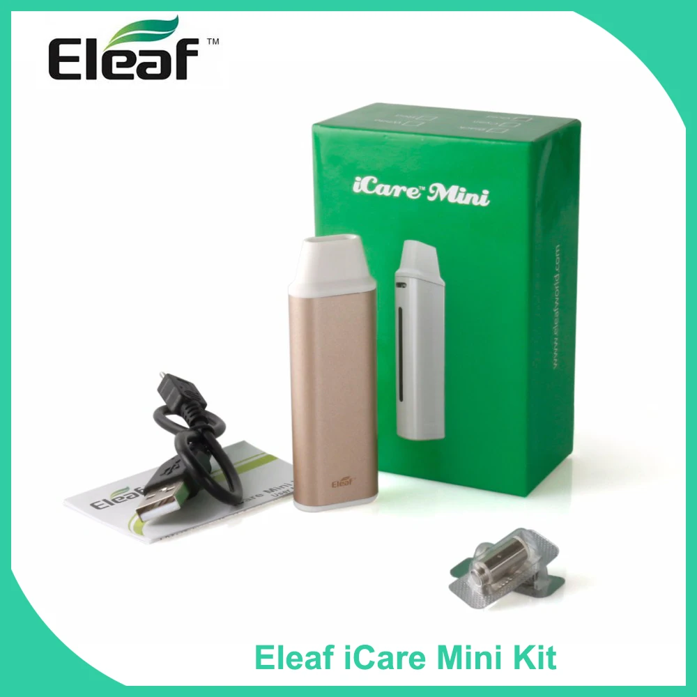 Original Eleaf iCare Mini kit with 1.3ml Atomizer Tank capacity and 320mAh Battery Vape Electronic Cigarette