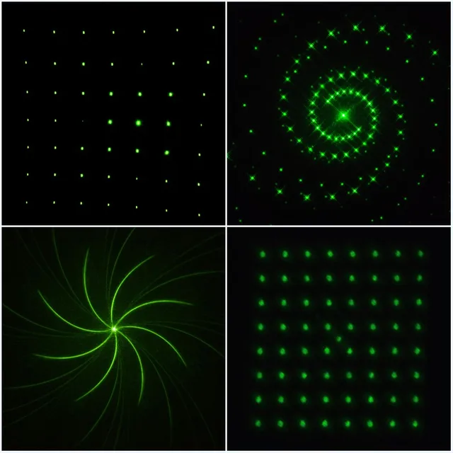 1X 4in1 Diffraction Gratings Coated Glass Lens for laser Module Stage
