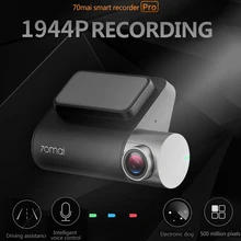 70mai Dash Cam Pro smart Car 1994 P HD Registrazione Video Con La Funzione di WIFI Videocamera vista posteriore 140FOV di Visione Notturna GPS Modulo