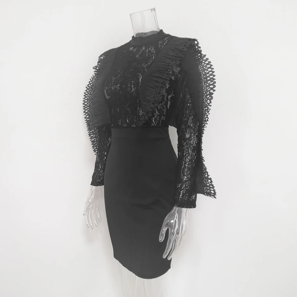Sexy Lace Bodycon Dress (5)