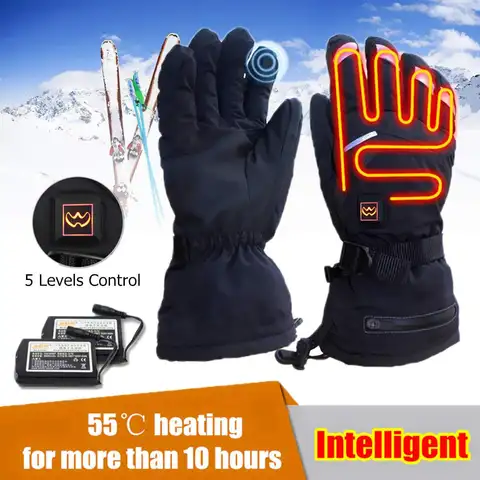 Luvas com Tela Sensível ao Toque Níveis de Esqui à Prova Horas de Duração Elétrica Motocicleta d’ Água 10 Quente m – xl 5