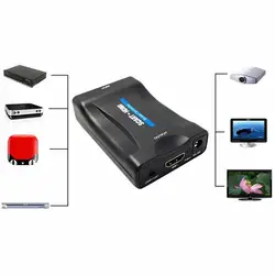 Из scart в HDMI конвертер аудио видео адаптер для 1080 P HDTV STB Sky Box ND998