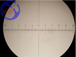 FYSCOPE высокое качество Dia24 мм окуляр Graticule, измерительное стекло или микрометр для микроскопов