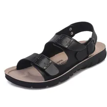 Плюс размер 42/43/44 Для мужчин летние сандалии пляжные плоской подошве обувь для него и для нее износостойкая водонепроницаемая обувь Рыбалка тапочки Вьетнам обуви