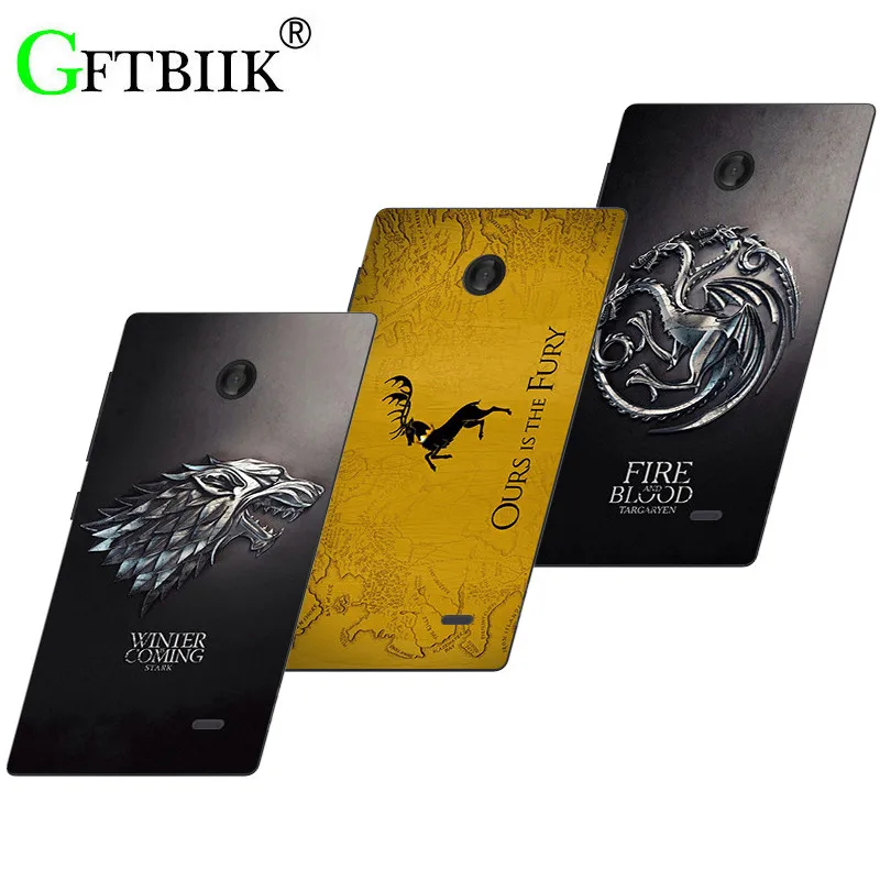 

Cute Cartoon Case For Nokia Microsoft Lumia 950XL 950 XL Dual Sim Printing image Cover Hard Plastic Case Cover Game of Thrones 7
