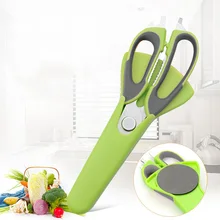 Кухонные ножницы, нож, многофункциональный резак, ножницы, инструменты для приготовления пищи, для рыбы, курицы, кости, овощей, нержавеющая сталь