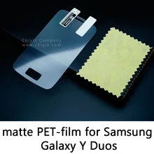 Glossy Lucent Frosted Matte Tempered Glass Protective Film Screen Protector For Samsung Galaxy Y Duos S6102