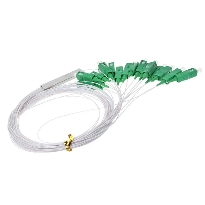 

SC APC 1X16 PLC E-Gpon Single mode Fiber Optical splitter FTTH PLC Splitter ,0.9mm mini plc splitter 1x16 with sc/apc connector