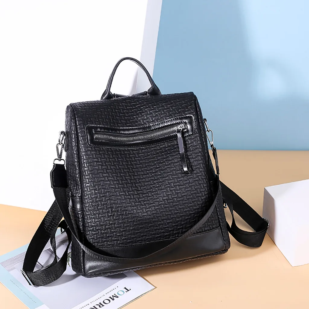 

School Bags for Teenagers Women's Fashion Backpack Waterproof Bag Anti-Theft Shoulder Bag Leisure Multi-Function Bagpack