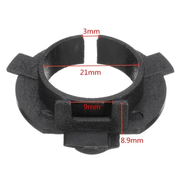 

Hot 2 Pcs/Set H7 LED Bulb Lamp Holder Adapter Socket for Hyundai Veloster Santa Coupe K4 K5 BX