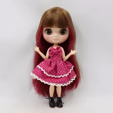 Blyth Middie кукла красный микс коричневые волосы шарнирная кукла 1/8 кукла 210BL2436/0623 20 см