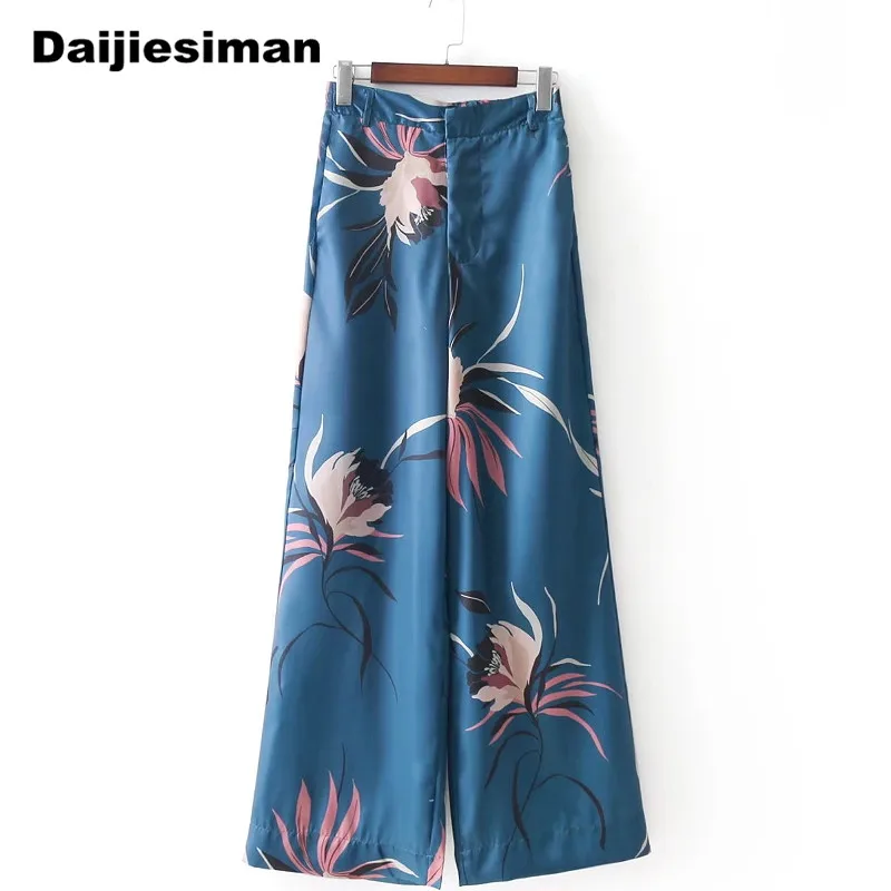2018 New Women Vintage Elegant Flower Print Elastic Waist