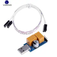 Vakind USB сторожевой таймер карты двойной реле 24 ч без присмотра автоматический перезапуск с сброса Управление кабель 40 см для добычи шахтер PC