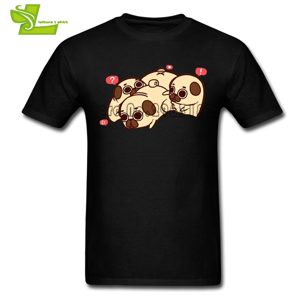 Grumble Of Puglies T Shirt Man Short Sleeve 100% Cotton Team Tee Male Newest Oversize Tshirts Home Wear Loose Dad Shirts | Мужская