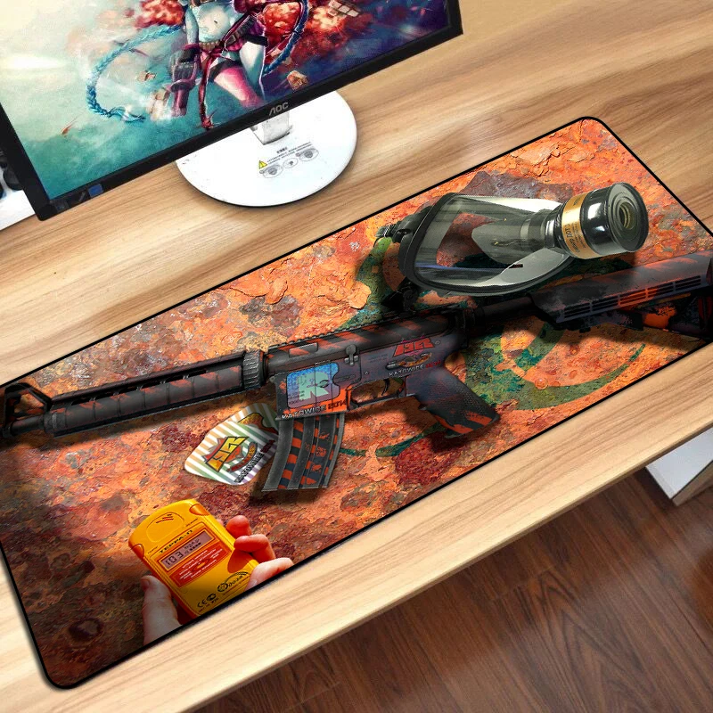 cs go Game Mouse Pad Mouse Pads Mouse Mat Large Stitch Edge Size AWP AK47 Boyfriend Gifts Gamer Big Computer Mousepad Gaming Pad