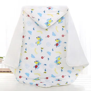 

Spring Autumn Baby Sleeping Bag Cotton Envelopes for Newborns Baby Blanket Swaddling Wrap Cartoon Baby Sleepsack Bedding