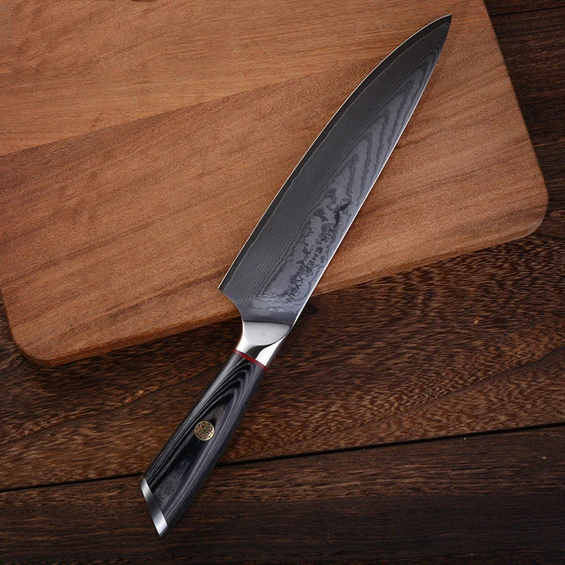 ProProfessional 8 Inch Chef Knives High Carbon VG10 Japanese 67 Layers Damascus Steel Kitchen Knife Gyuto Knife Wood Handle ProProfessional 8 Inch Chef Knives High Carbon VG10 Japanese 67 Layers Damascus Steel Kitchen Knife Gyuto Knife Wood Handle