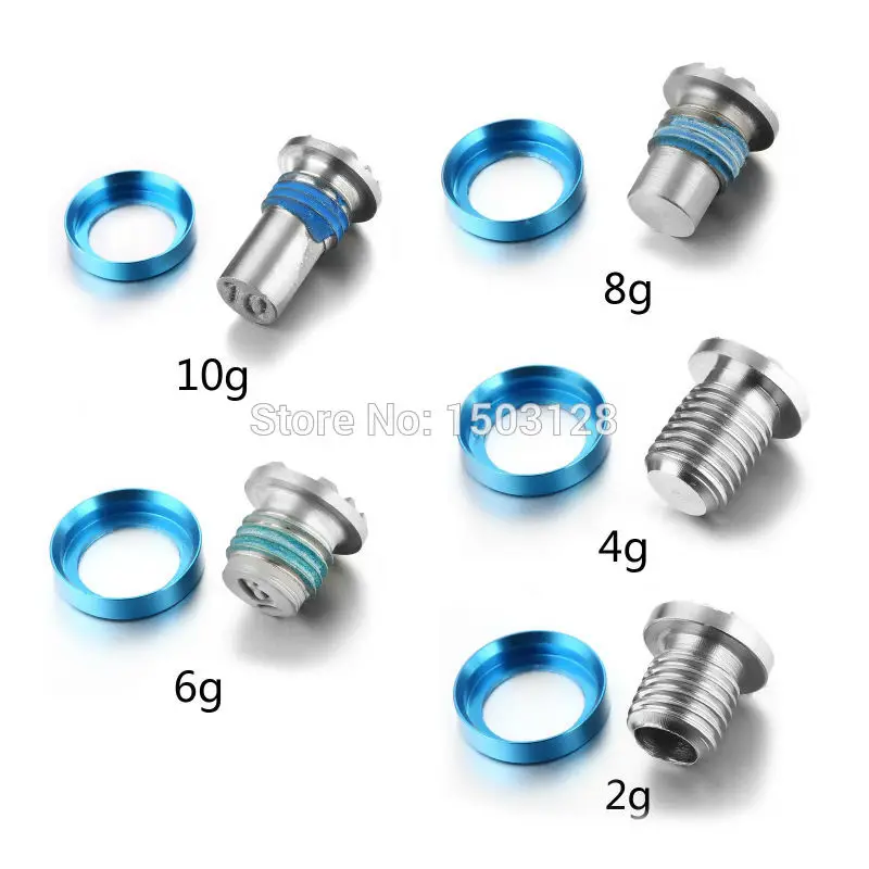 Новый Набор 5 шт. 2 г 4 г 6 г 8 г 10 г (зеленый Золотой Синий) весов Винт Для ТМ RBZ RBZ Этап 2 Водителя SLDR FW Head