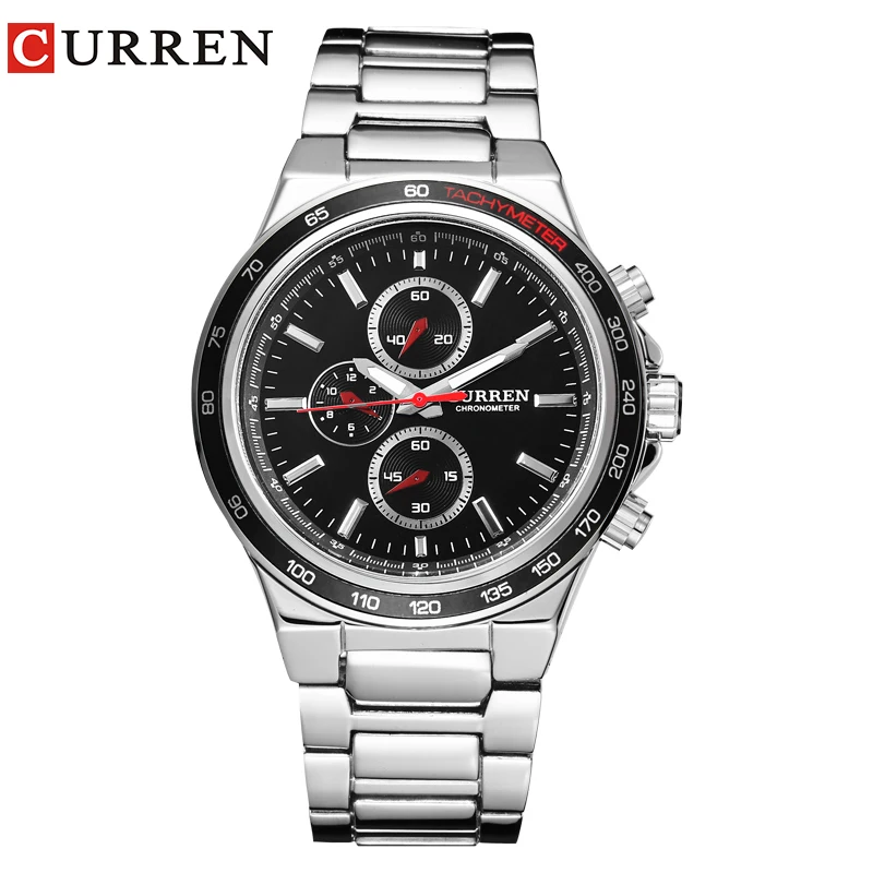 Vente CURREN hommes montre calendrier mâle montre quartz montre montre Marée marque de mode casual tableau masculin 8011