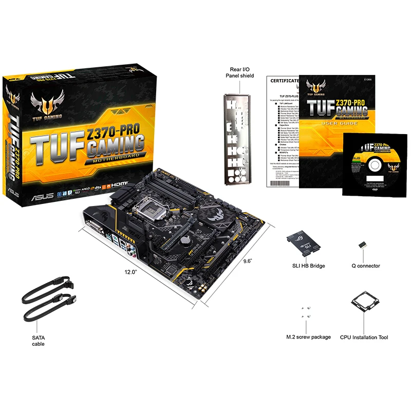 ASUS TUF Z370-PRO игровая материнская плата спецназа новая Оригинальная