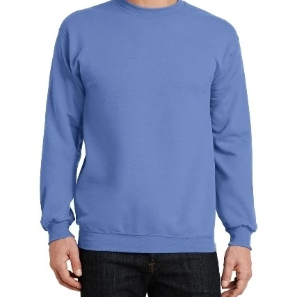 Port & Company PC78 Mens Core Fleece Crewneck Sweatshirt Carolina Blue - Small (1)