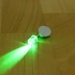 100 шт. F10 10 мм зеленый светодиод