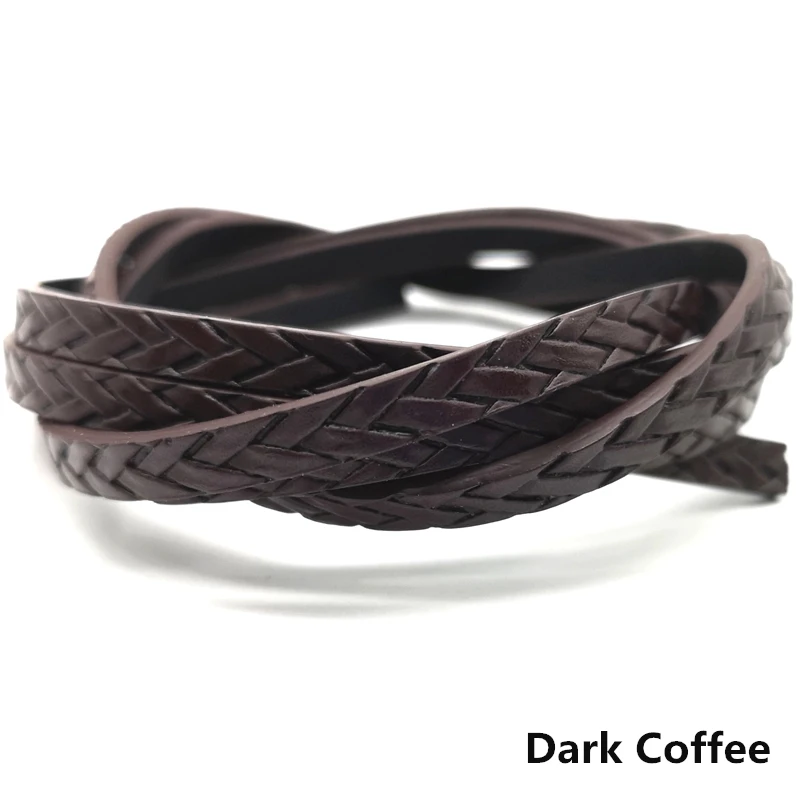 1 шт 1,2 метров 5 мм браслет веревка из полиуретана кожаный шнур для модных браслетов дизайн ювелирных изделий DIY#03 - Цвет: Dark Coffee