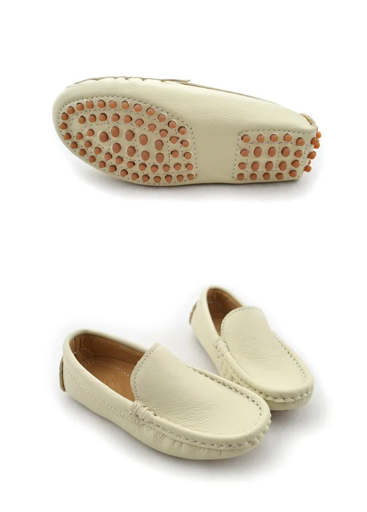 Sapatos de Couro do Bebê da Criança Sapatos de Couro Nova Primavera Outono Mocassins Crianças Macios Genuínos Meninos Estudante 02b - 7 High Quality Mamãe e Bebê