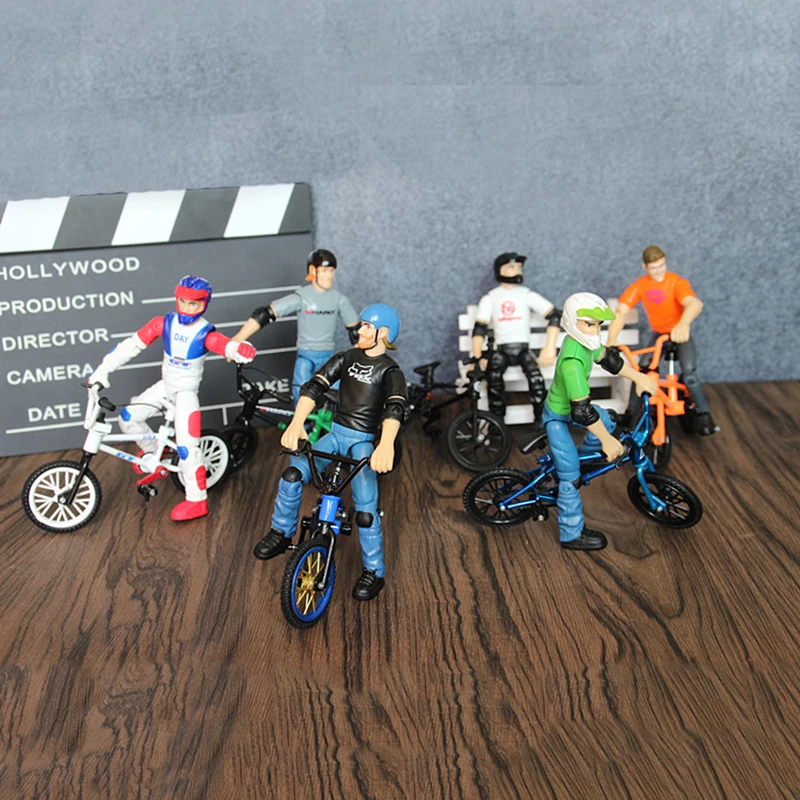 6pcs Finger Toys Professional Finger Diecast Nickel Alloy Stents Finger