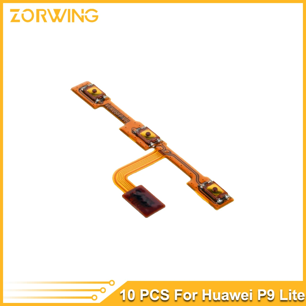 10pcs/lot Power On Off Button Volume Switch Flex Cable For Huawei P9