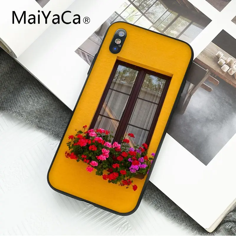 Travel Places Windows Flower Garden Romantic Life