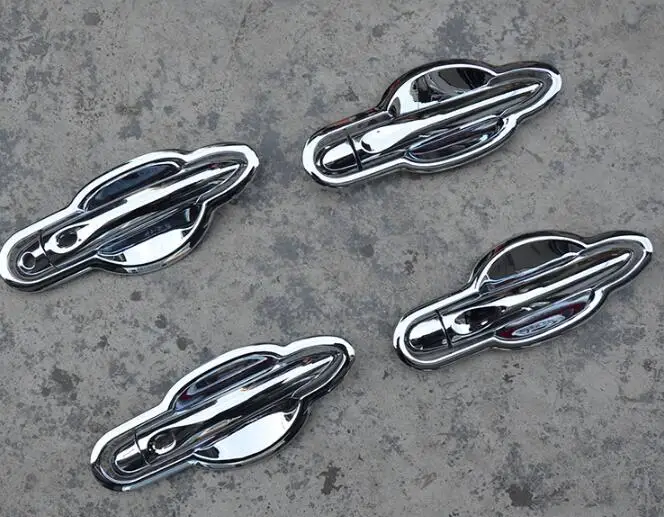 

Car styling cover detector inner sticks frame lamp trim ABS chrome door handle parts 8pcs For Renault Captur 2015 2016 2017