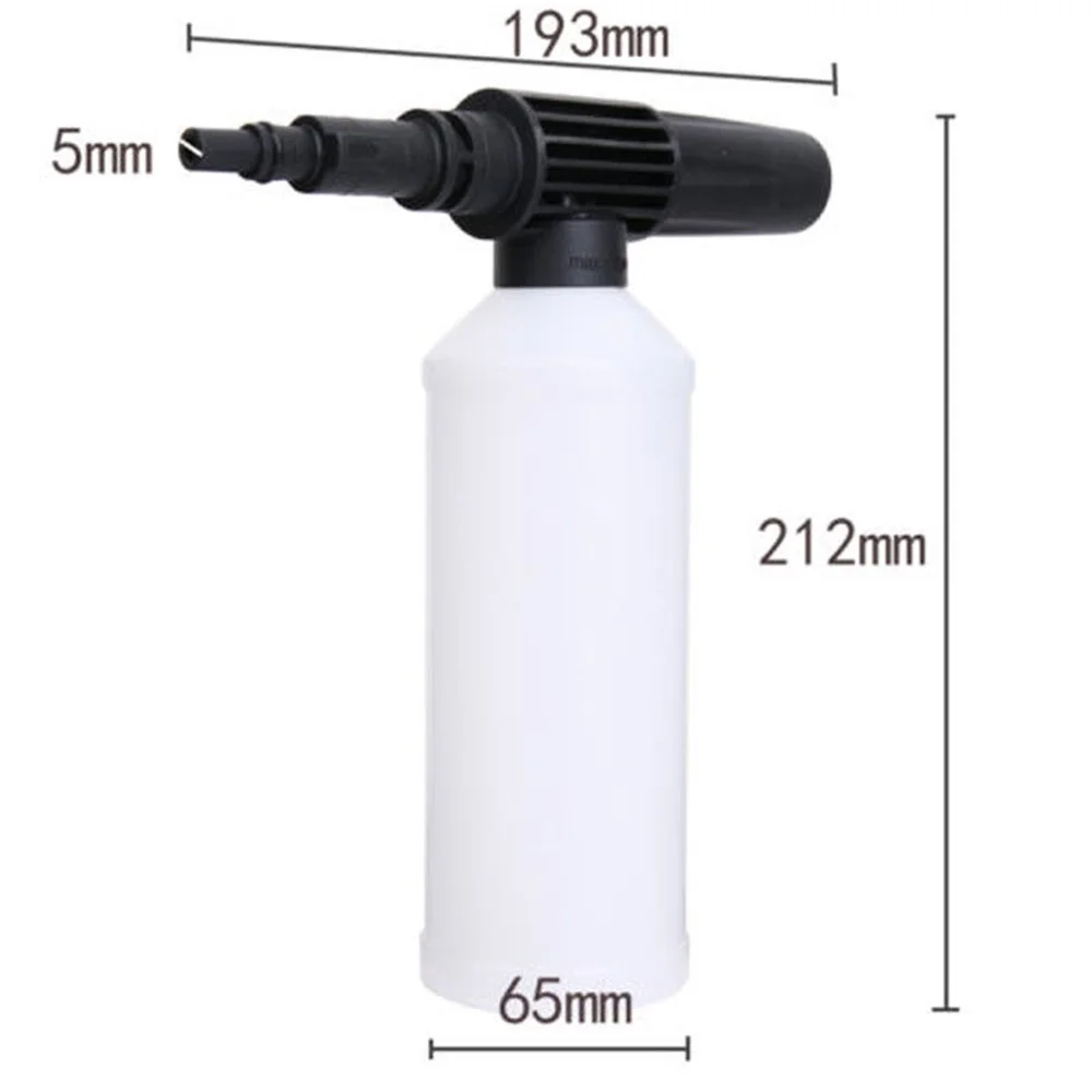 

with Adapter 450ml Car Foamer Wash Bottle Snow Foam Lance Tube Water Gun Sprayer Adjust Pressure Washer Gun