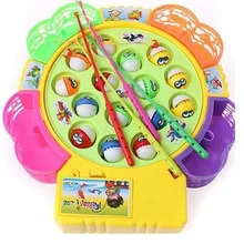 Рыболовная игрушка/Электрический вращающийся Магнитный Магнит Рыбная Рыбалка для детей образовательная игрушка-игра