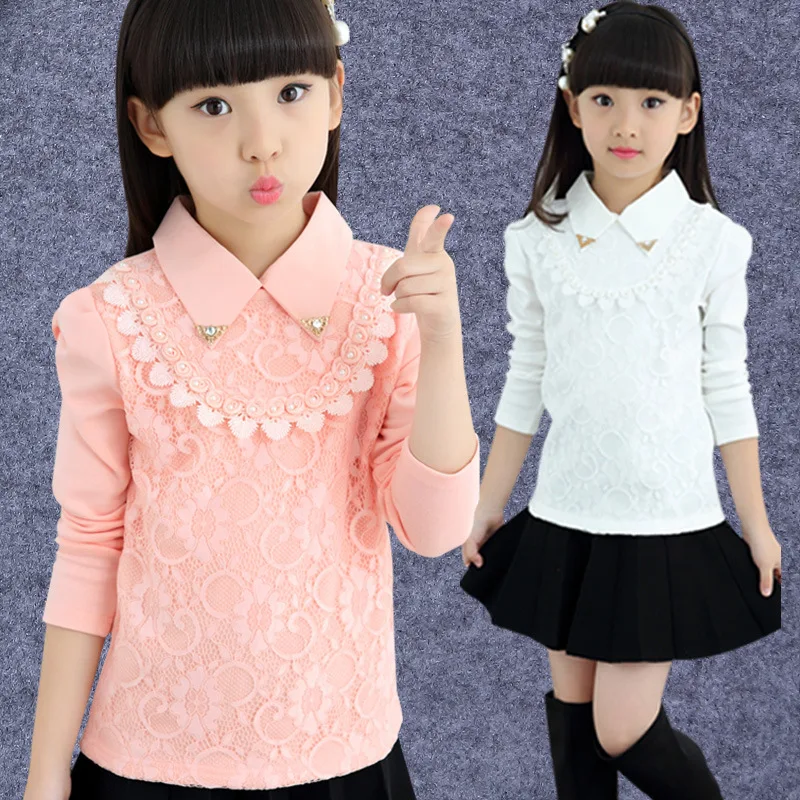 Baby Girl Blouse Children Clothing Autumn Winter Girls Longs Sleeve