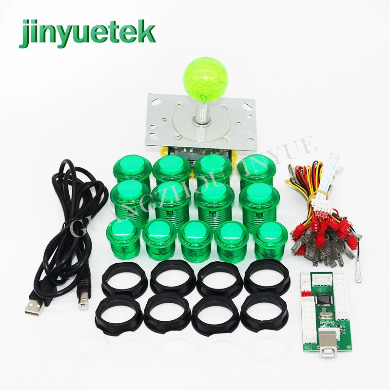 

Arcade machine button bartop kit arcade game cabinet console tekken for coin acceptor game accessories with joystick led button