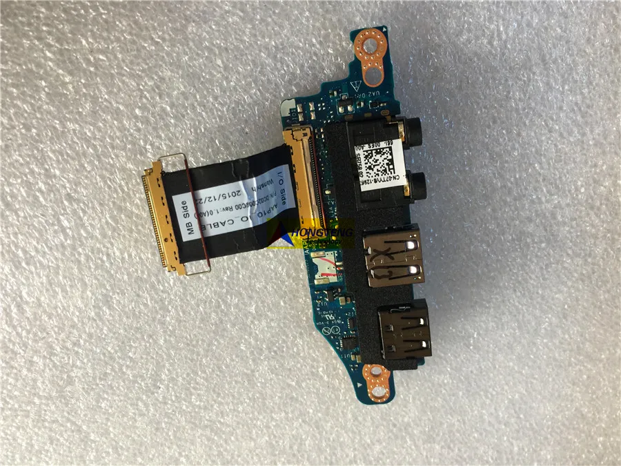 Оригинальный Для Dell Alienware 15 R2 USB плата аудио порта AAP20 LS-B758P 7TYV8 07TYV8 CN-07TYV8 Test OK |