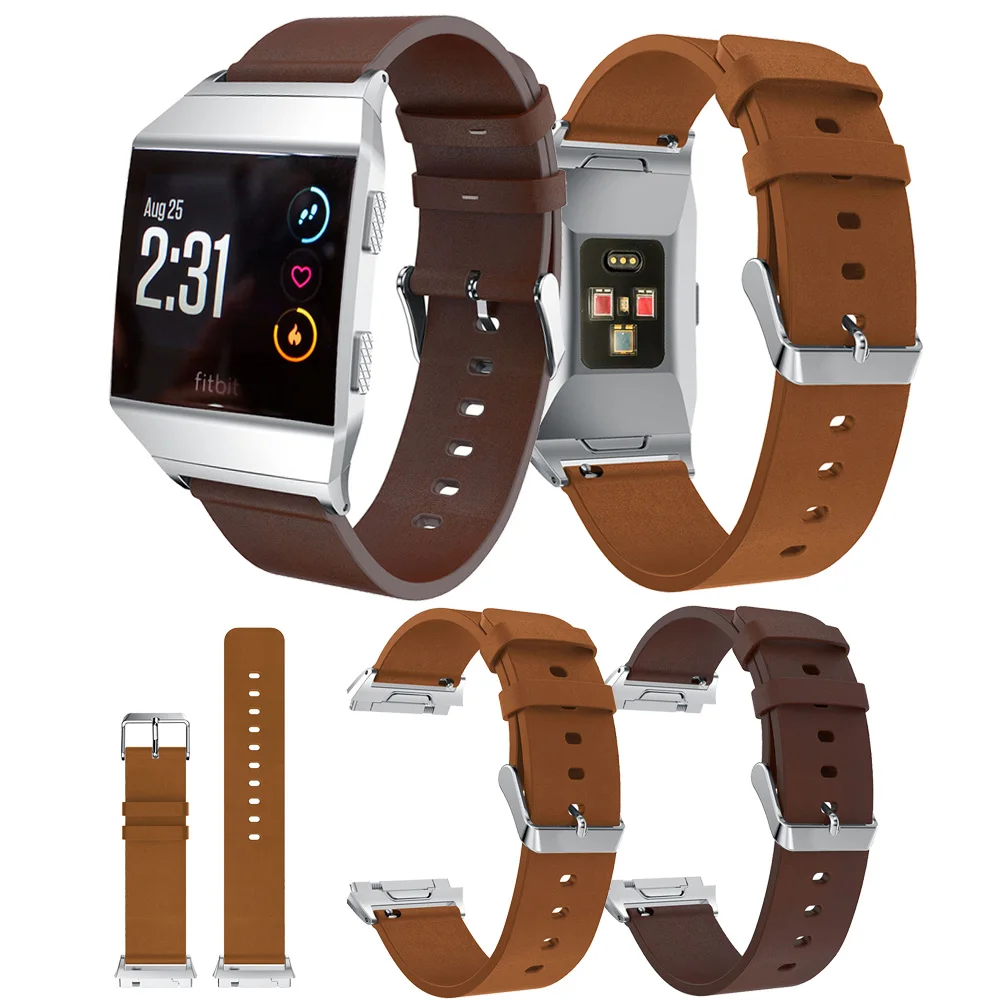 ionic leather strap