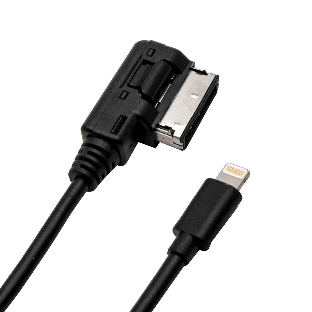 USB адаптер для Audi A3 Q5 Q7 интерфейс AMI MDI AUX зарядный кабель черный iphone 5 6 7 8|Кабели