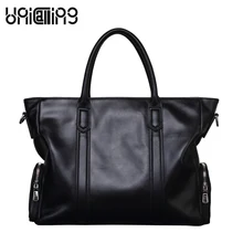 UNICALLING кожаная мужская сумка большой емкости из натуральной кожи мужская сумка модный бренд премиум качества мужской кожаный портфель