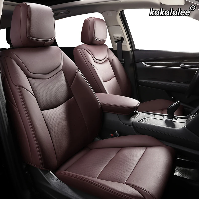 

kokololee Custom Leather car seat cover For KIA Sportage Optima Cerato Forte Soul RIO K2 K3 K3S K4 K5 KX3 KX5 KX7 KX CROSS auto