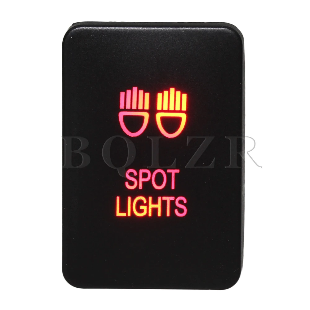 BQLZR Double Red Pattern Switch S NT Spot ON OFF Switch for New Style TOYOTA
