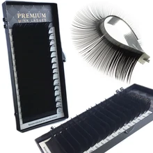 16 строк Индивидуальные Накладные ресницы норки Искусственные Ресницы Cilios норка наращивание ресниц макияж искусственные накладки ручной работы накладные ресницы