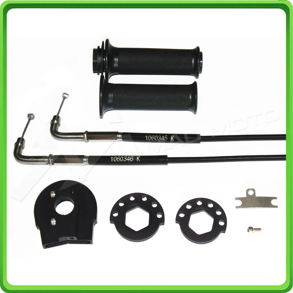 Quick Action Throttle Complete with Cables Kit For Yamaha R1 YZF-R1 2015 2016 Push Pull Throttle Assembly (1)