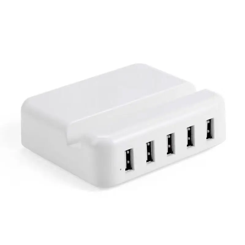 EU US Plug 5V 2A 5 USB порт док-станция быстрое зарядное устройство для iPhone 5 5S 6 6S 7 Plus