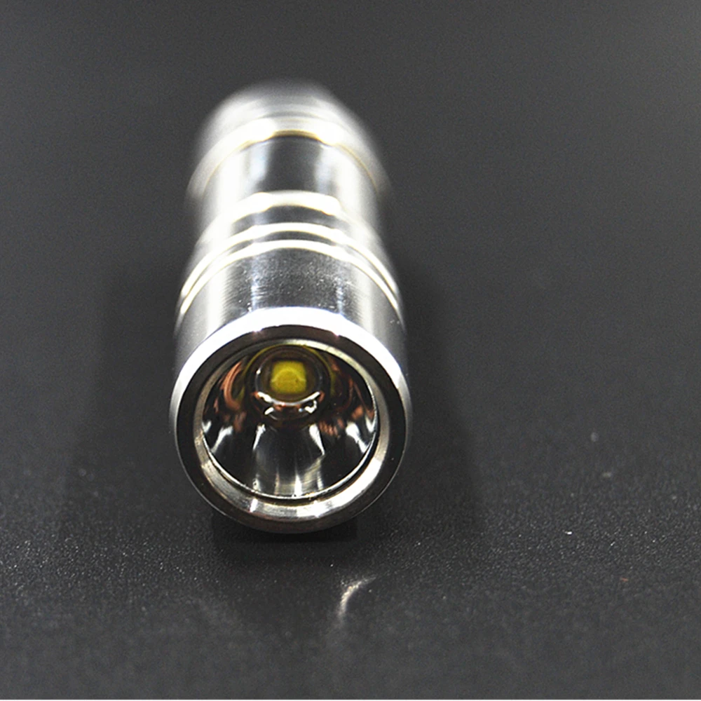 USB Rechargeable LED Torch Flashlight CREE XPG R5 Super Mini LED Keychain Stainless steel Flashlight 10180 lithium battery