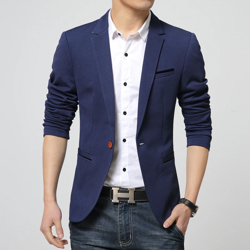 2016 Nuevo Negocio de La Moda Casual Traje Chaqueta de Los
