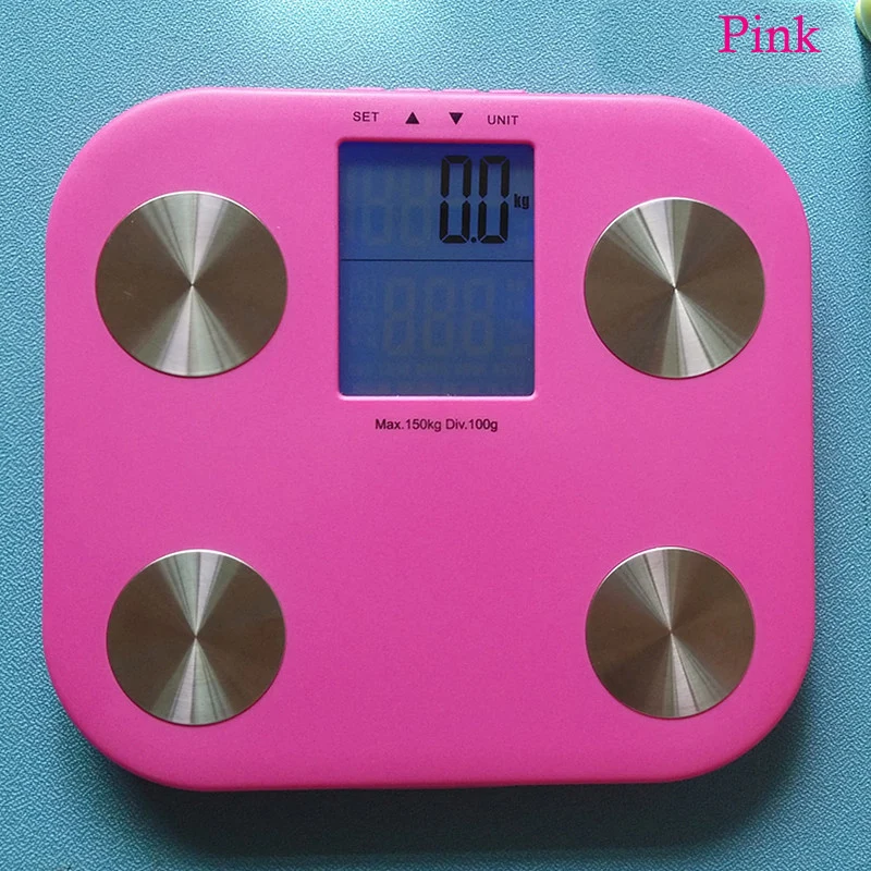 Hot Digital Body Weight Scale Bathroom Mi Weegschaal Electronic FLOOR SCALES HD LCD Screen Does Not Need Bluetooth 7 Body Index